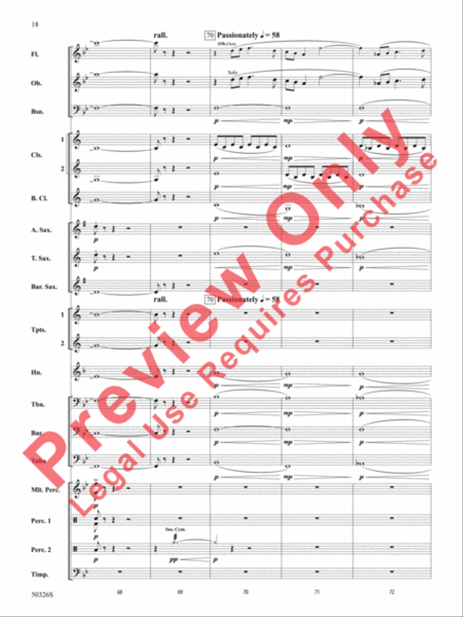 Intenso Concert Band scores gallery preview page 19