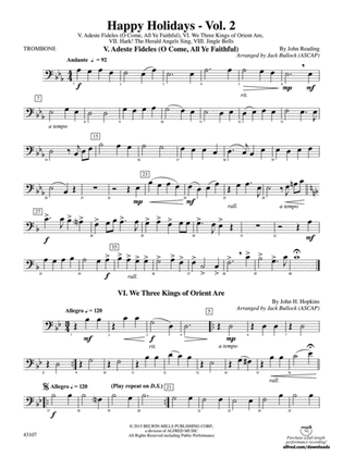 Happy Holidays---Vol. 2: 1st Trombone