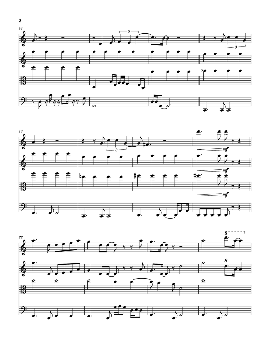 The Piper's Call String Quartet scores gallery preview page 3