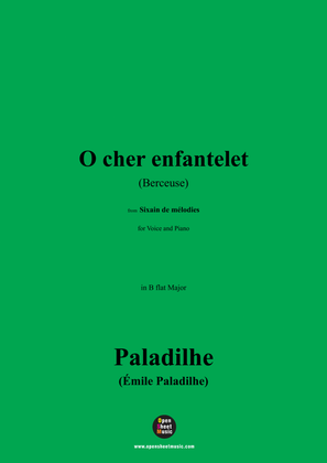 Paladilhe-O cher enfantelet(Berceuse),in B flat Major