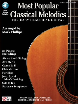 Most Popular Classical Melodies for Easy Classical Guitar