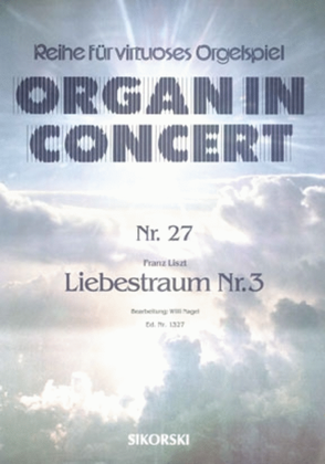 Book cover for Liebestraum Nr. 3 Fur Elektronische Orgel