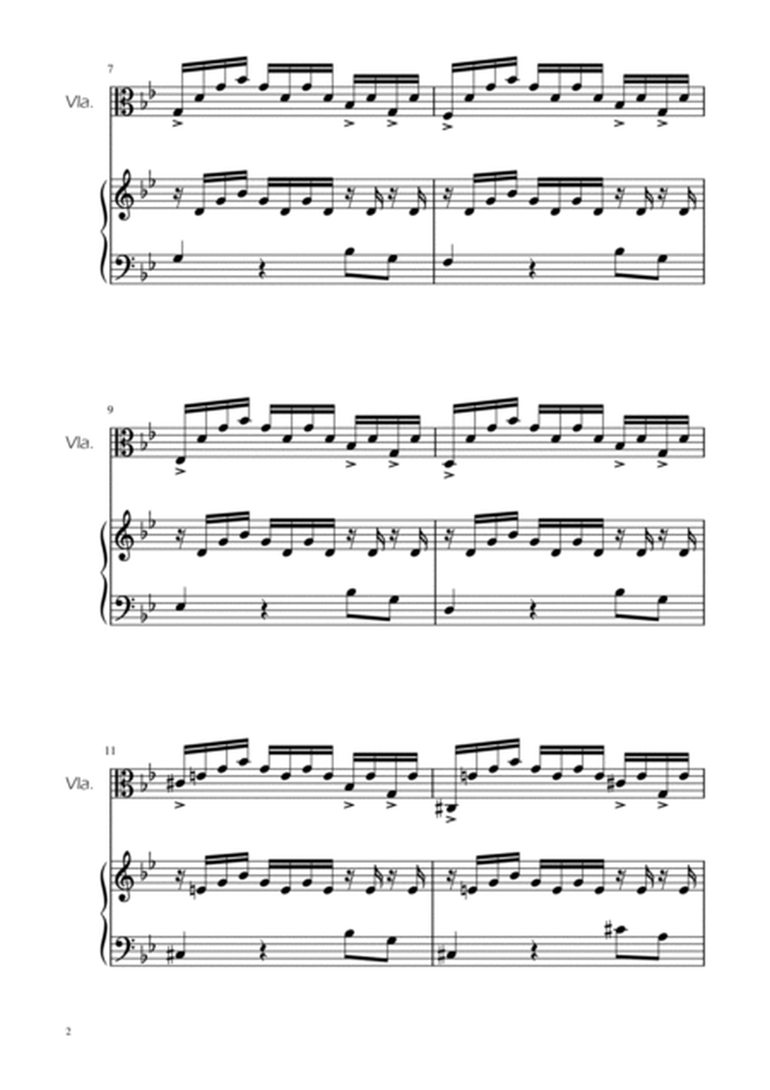 Prelude in G minor - BWV 999 - Viola image number null