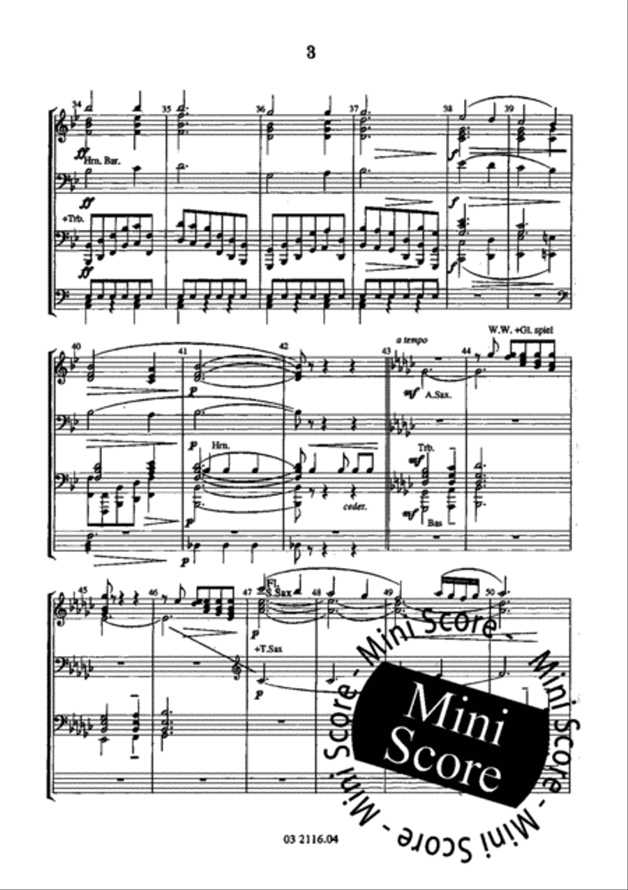 Choral Prelude Concert Band scores gallery preview page 9
