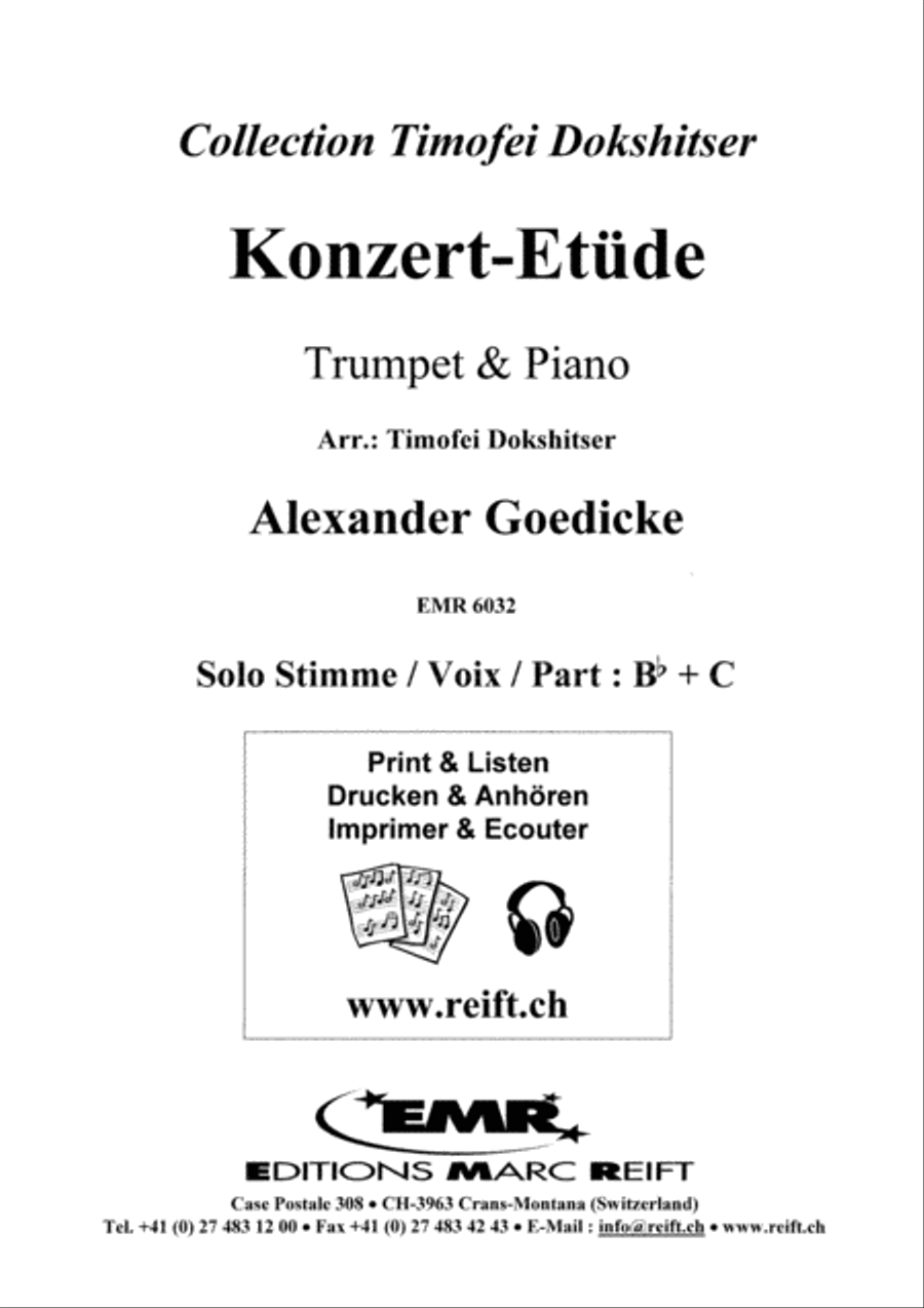 Konzert-Etude Cornet scores gallery preview page 2