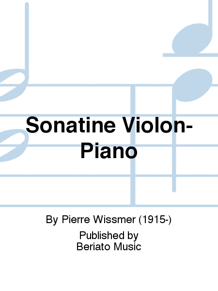 Sonatine Violon-Piano