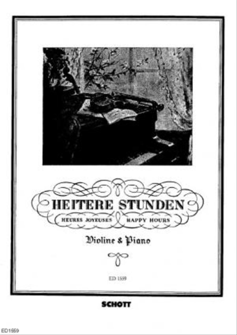 Heitere Stunden Violin Solo scores gallery preview page 1