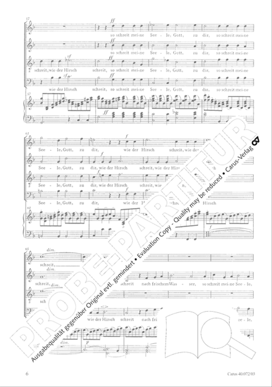 Psalm 42 4-Part scores gallery preview page 11