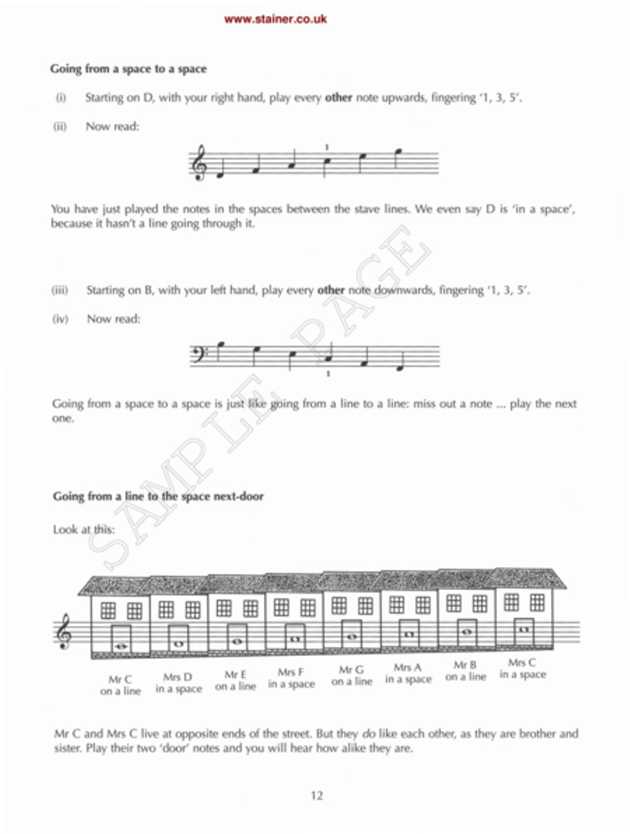 Sight-Reading for Fun. Preliminary Book Easy Piano scores gallery preview page 2