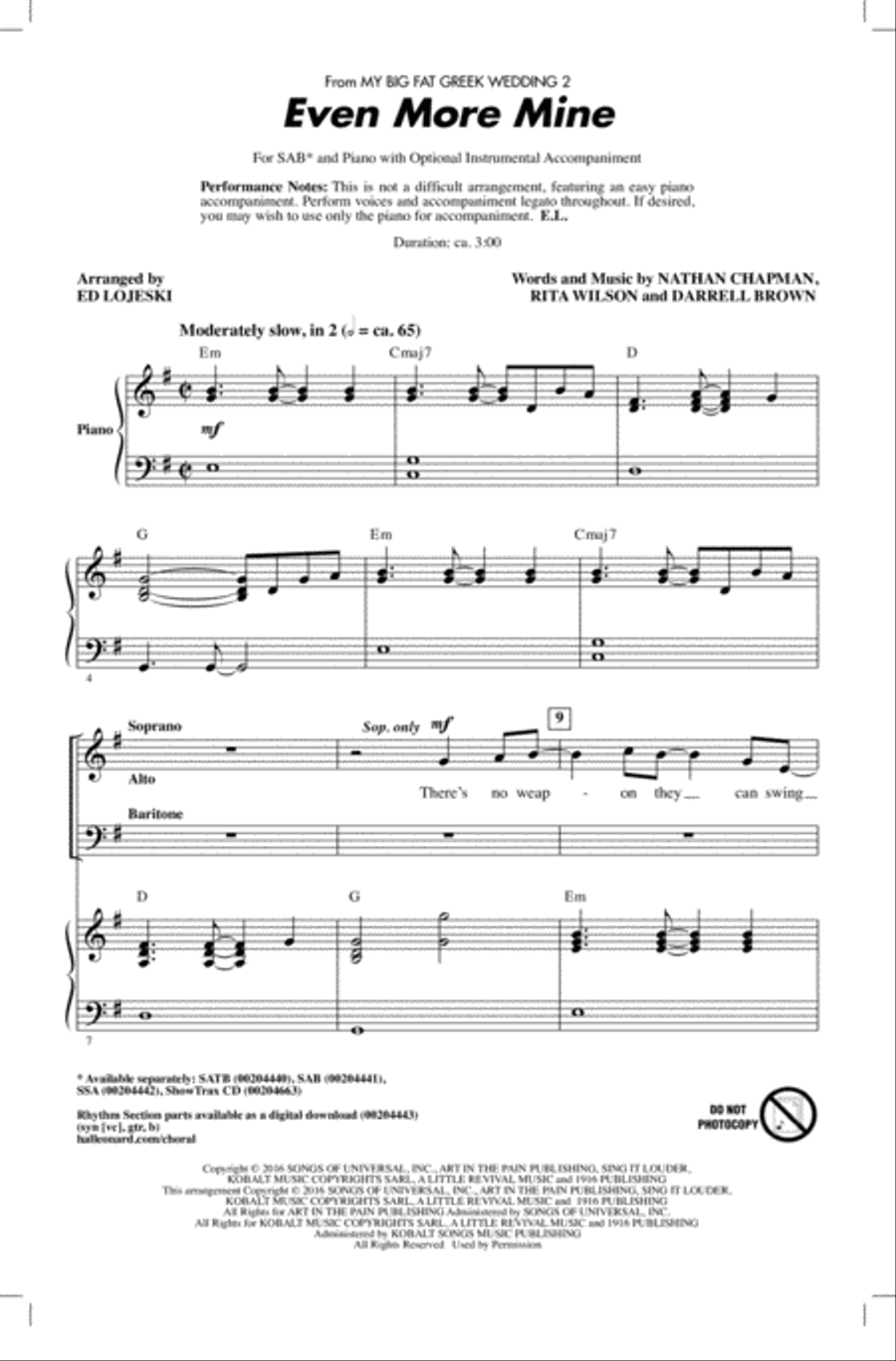 Even More Mine Even More Mine 3-Part scores gallery preview page 1