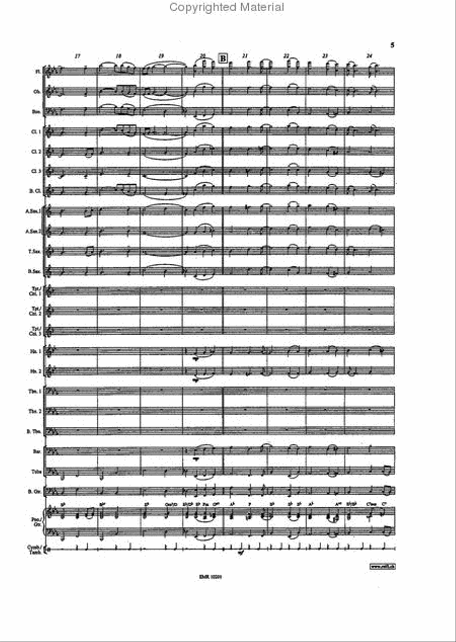 Bridge Over Troubled Water Concert Band scores gallery preview page 5