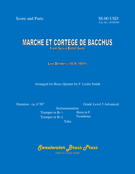 Marche et Cortege de Bacchus from Sylvia Ballet Suite image number null