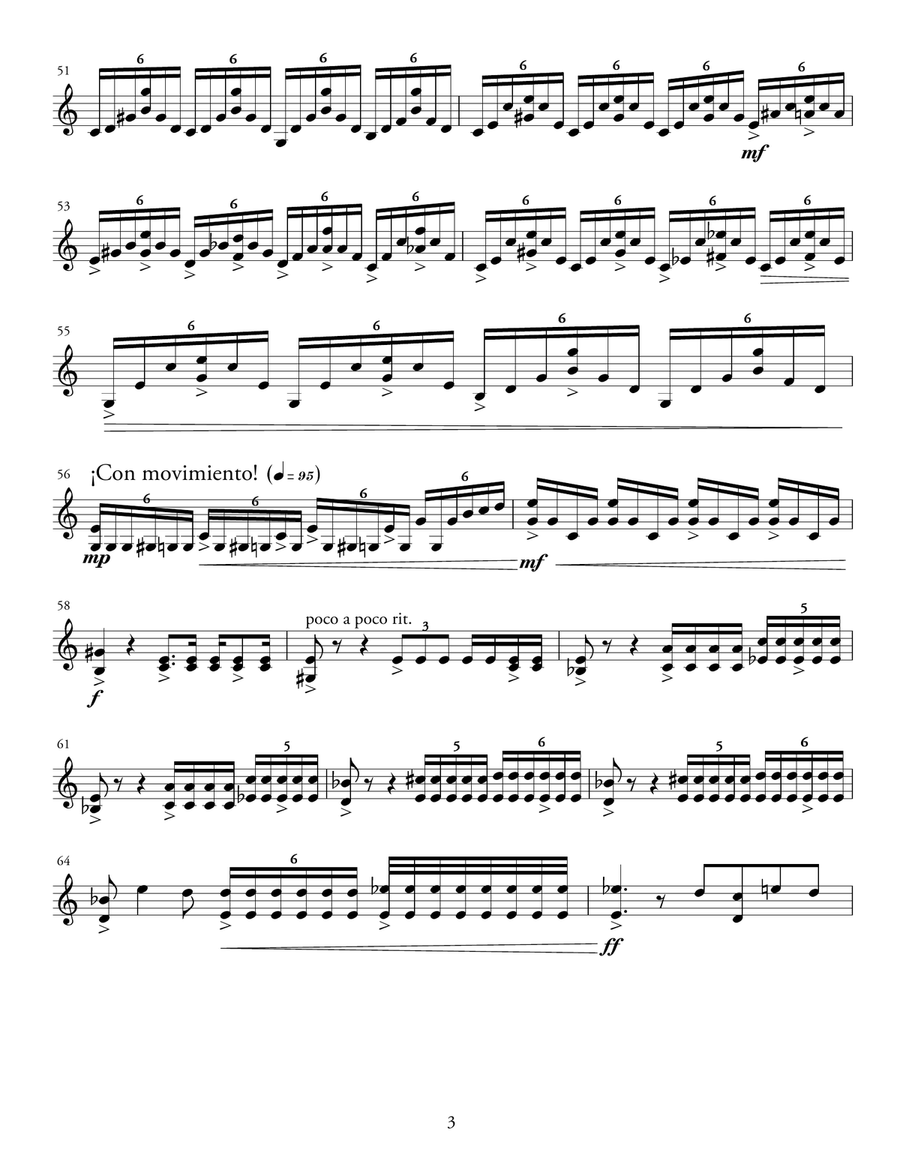 Sin Tregua (parts) String Quartet scores gallery preview page 3