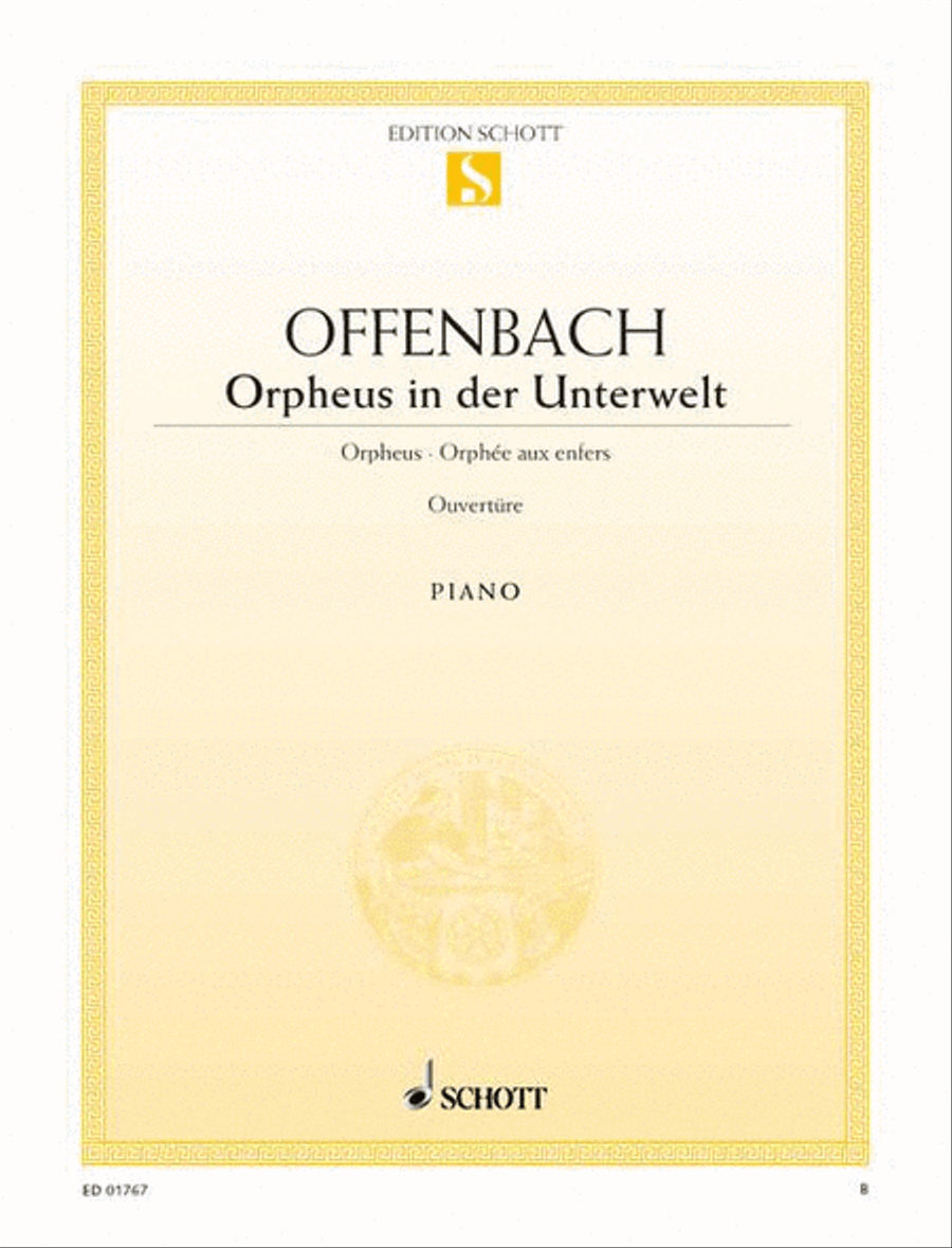 Orpheus in the Underworld Piano Solo scores gallery preview page 1