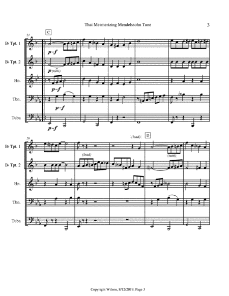 That Mesmerizing Mendelssohn Tune image number null