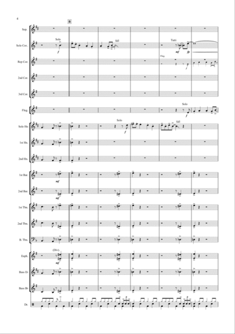 Hit The Road Jack Hit The Road Jack Brass Band scores gallery preview page 4