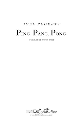 Ping, Pang, Pong (conductor's score)