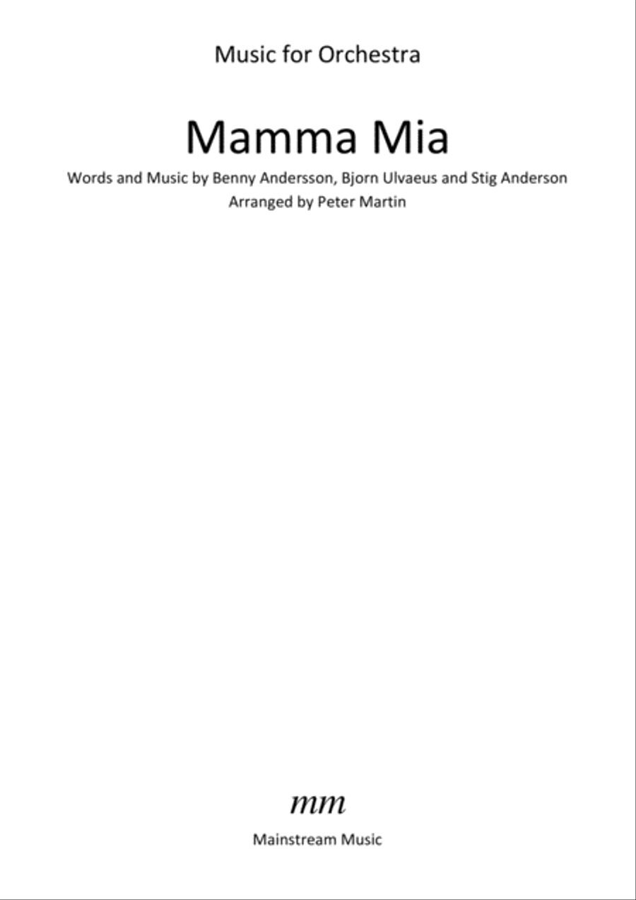 Mamma Mia Full Orchestra scores gallery preview page 2