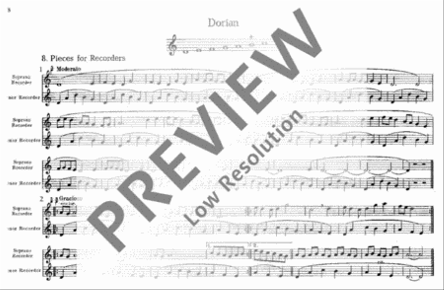 Music for Children Recorder scores gallery preview page 19