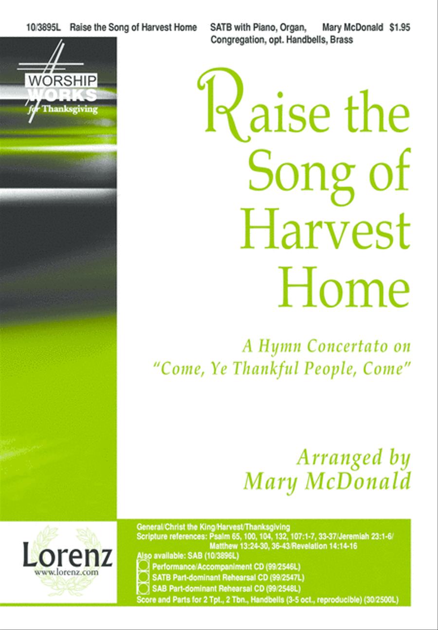 Raise the Song of Harvest Home 4-Part scores gallery preview page 2