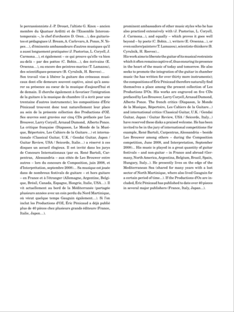 Thème, variations et carillon Guitar Ensemble scores gallery preview page 3