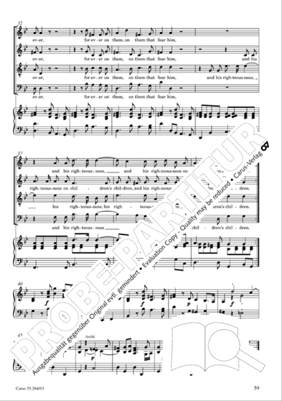 Israel in Egypt - Part I Israel in Egypt - Part I 4-Part scores gallery preview page 64