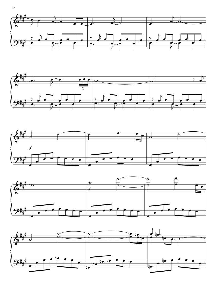 Faces Of The Forest, Part 1 Piano Solo scores gallery preview page 2