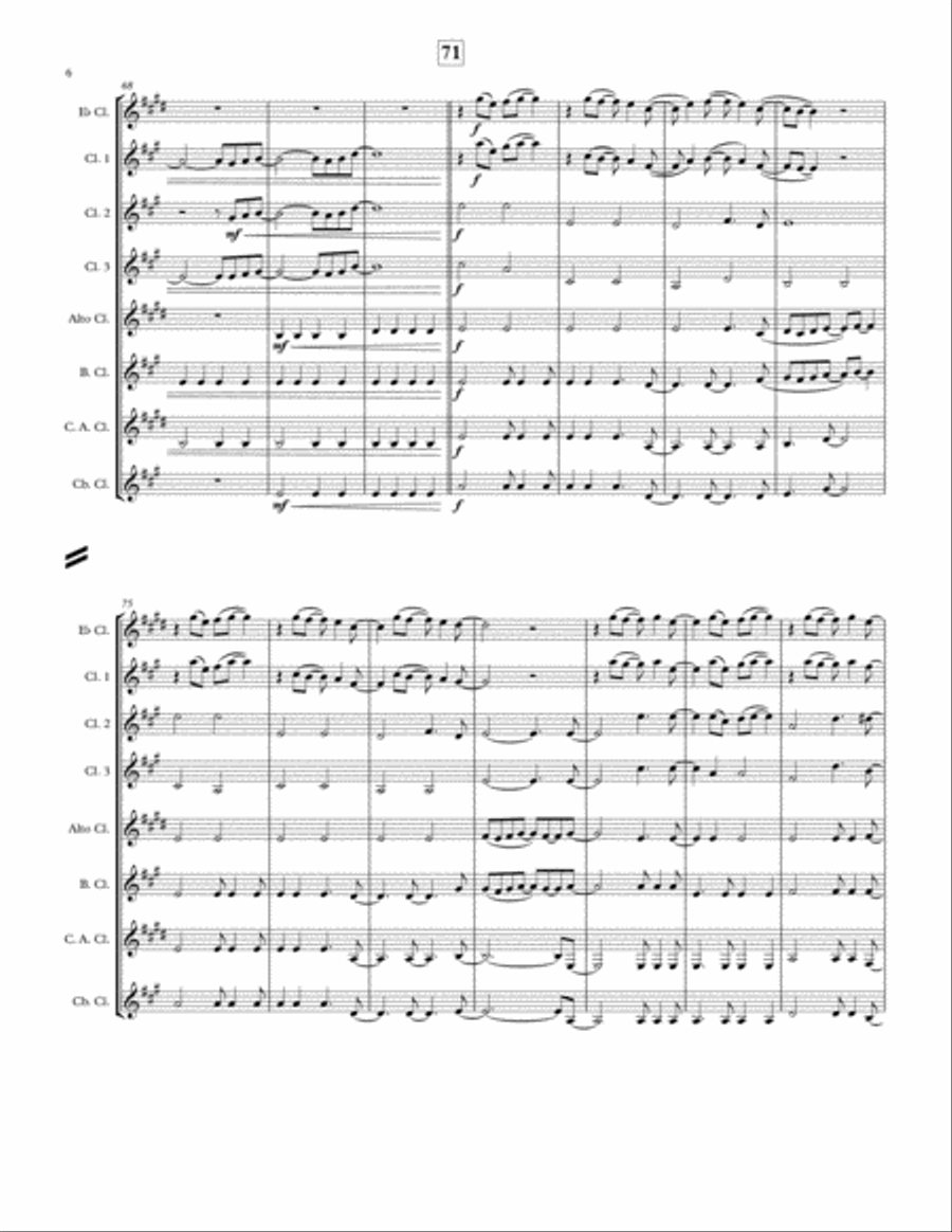 Here Comes The Sun Here Comes The Sun Woodwind Ensemble scores gallery preview page 6