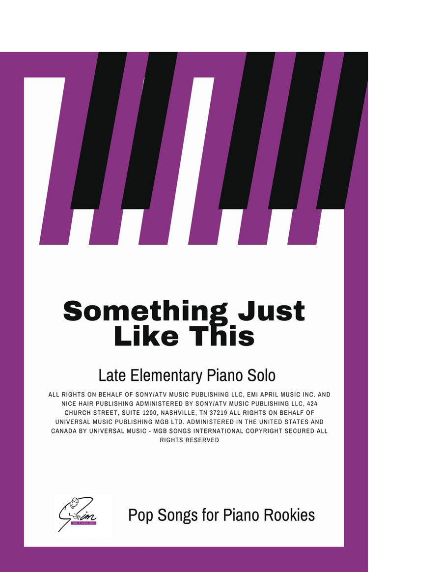 Something Just Like This Piano Method scores gallery preview page 1