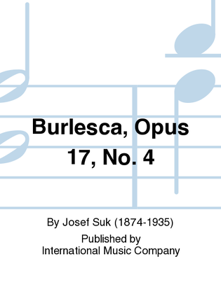 Book cover for Burlesca, Opus 17, No. 4