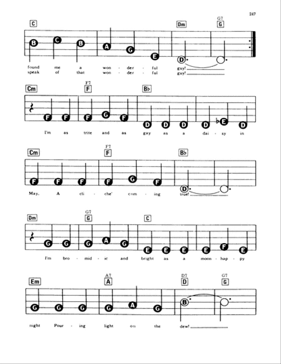 A Wonderful Guy (from South Pacific) Electronic Keyboard scores gallery preview page 2