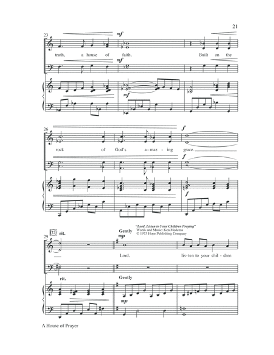 The Seven Last Days 4-Part scores gallery preview page 25