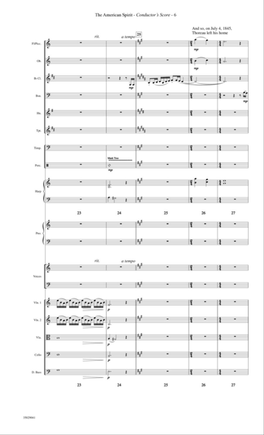 The American Spirit - Score Choir scores gallery preview page 6