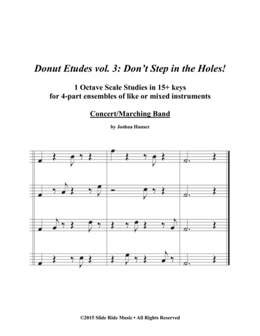 Donut Etudes vol. 3: Don’t Step in the Holes! – Band