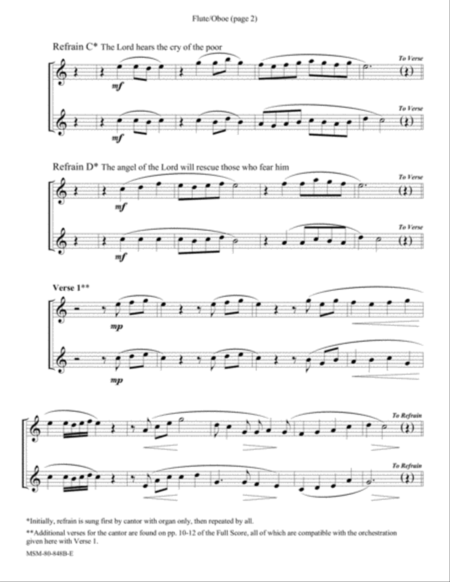 Psalm 34 Choir scores gallery preview page 4