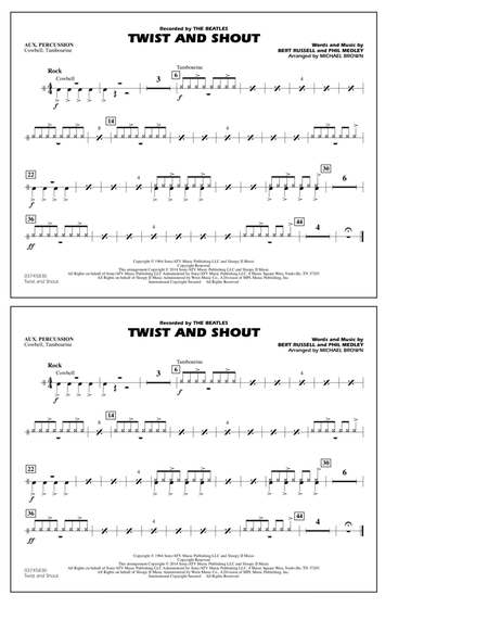 Twist and Shout - Aux Percussion