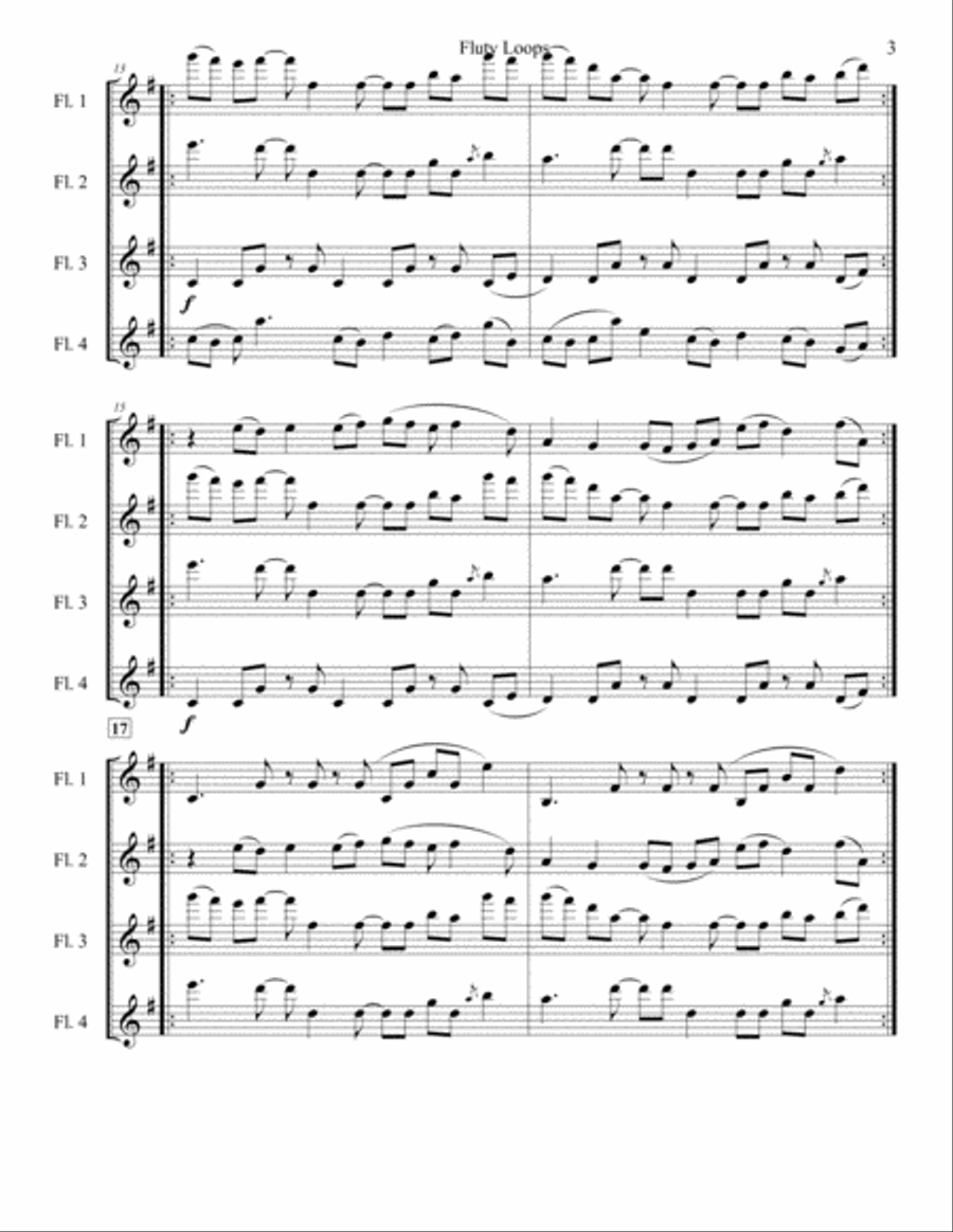 Fluty Loops Small Ensemble scores gallery preview page 5