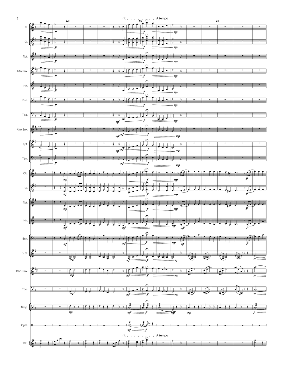 AWAY IN A MANGER - TWO SETTINGS with Flex-Scoring Options Concert Band scores gallery preview page 6