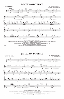 Book cover for James Bond Theme: Flute