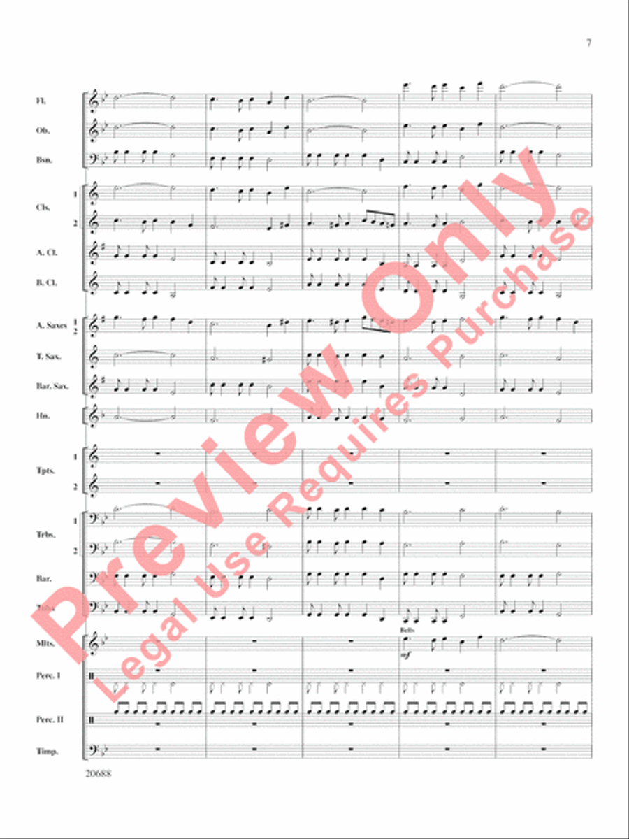 Quintero Concert Band scores gallery preview page 8