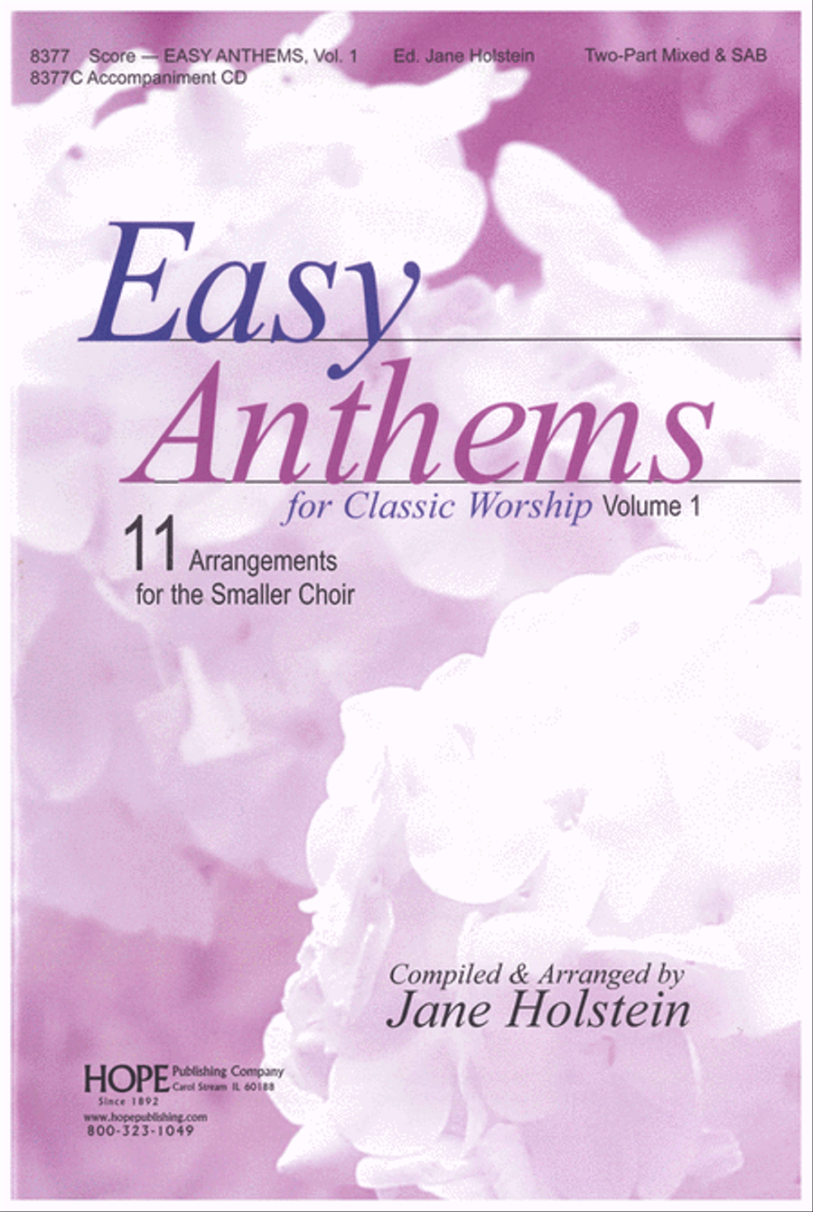 Easy Anthems, Vol. 1 3-Part scores gallery preview page 1