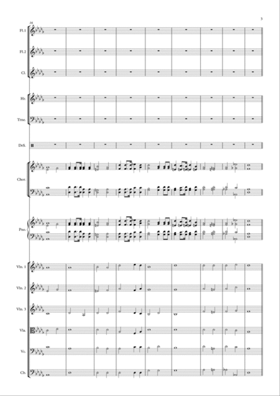 Wonderful Grace Of Jesus Full Orchestra scores gallery preview page 3