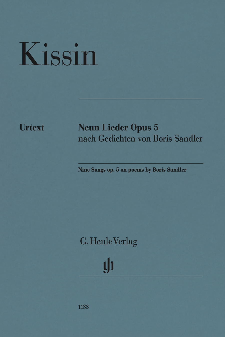 Nine Songs, Op. 5 on Poems by Boris Sandler Voice Solo scores gallery preview page 1
