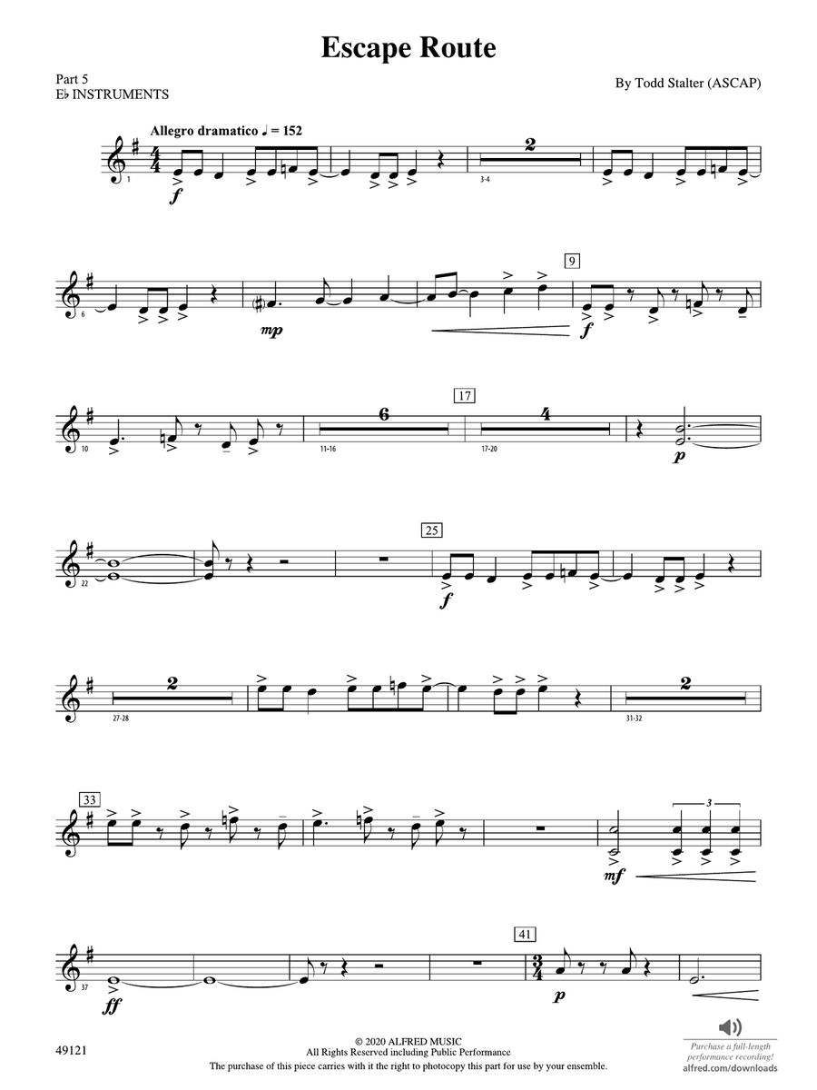 Escape Route: Part 5 - E-flat Instruments