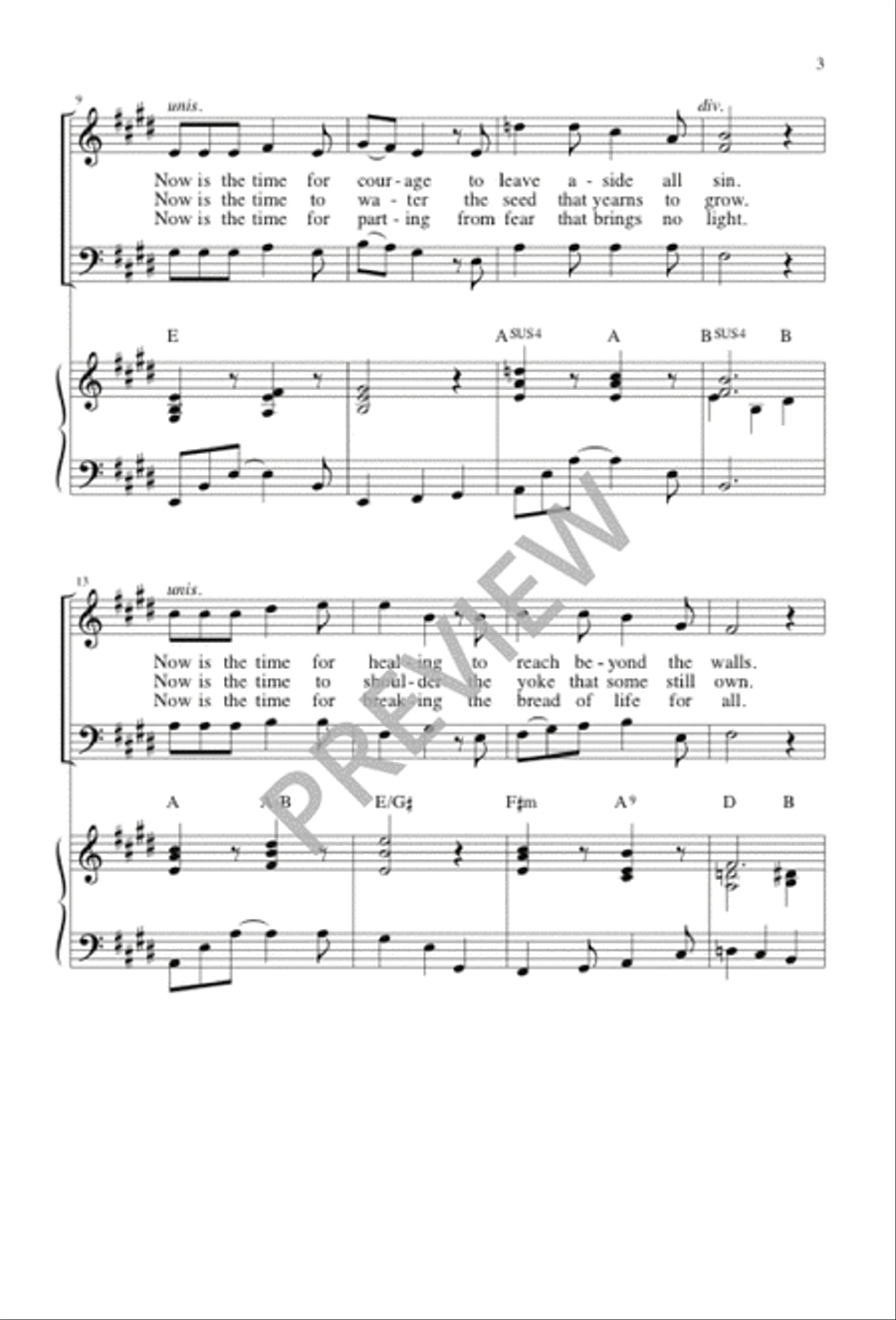 Let Every Human Heart Let Every Human Heart 4-Part scores gallery preview page 2
