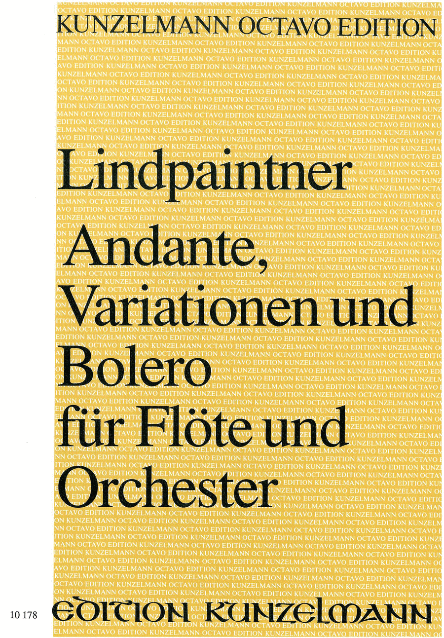 Andante, variations and bolero Orchestra scores gallery preview page 1