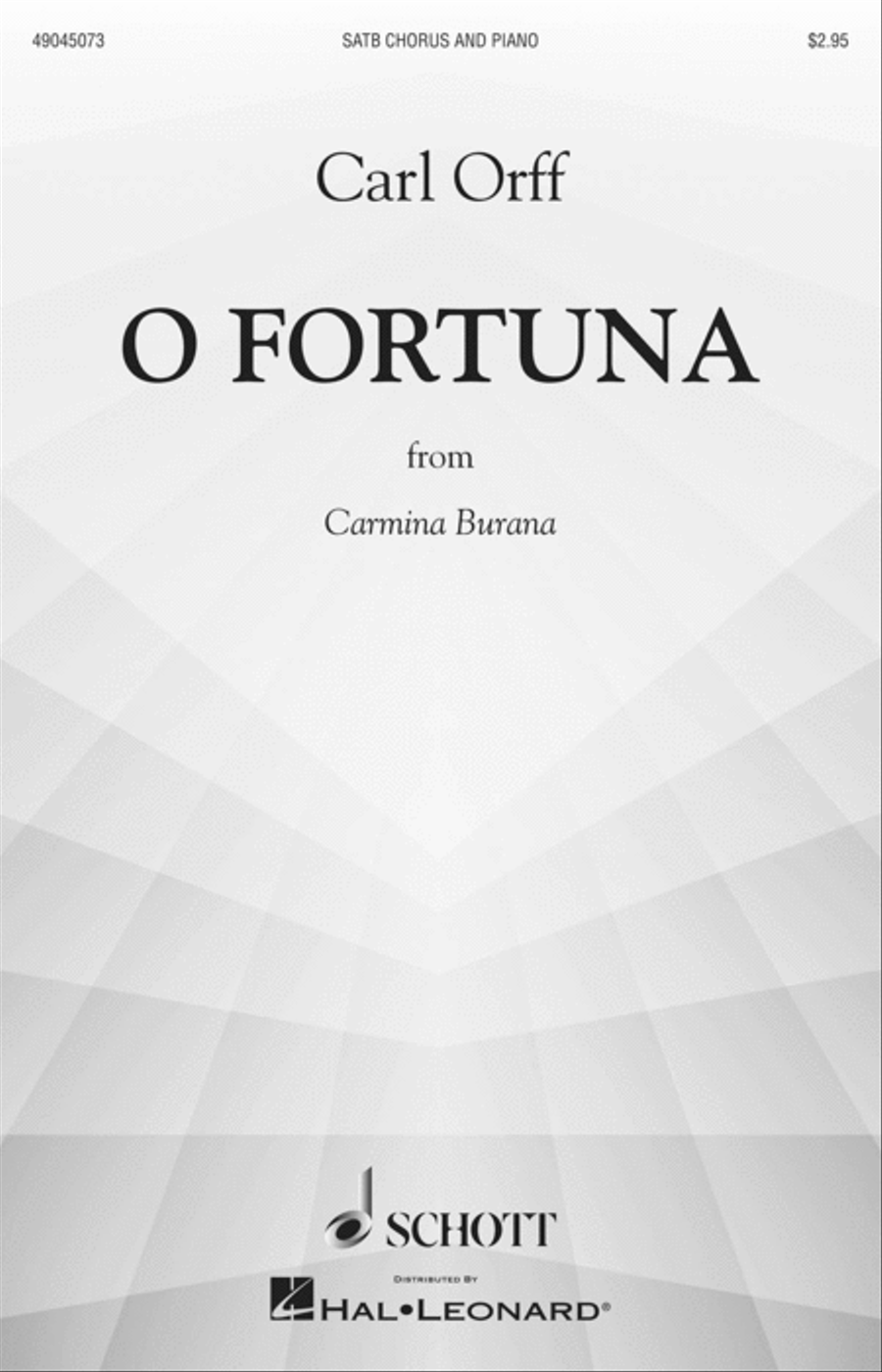 O Fortuna 4-Part scores gallery preview page 1
