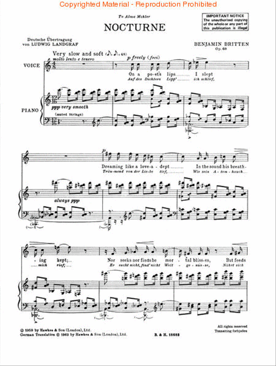 Nocturne, Op. 60 Orchestra scores gallery preview page 2
