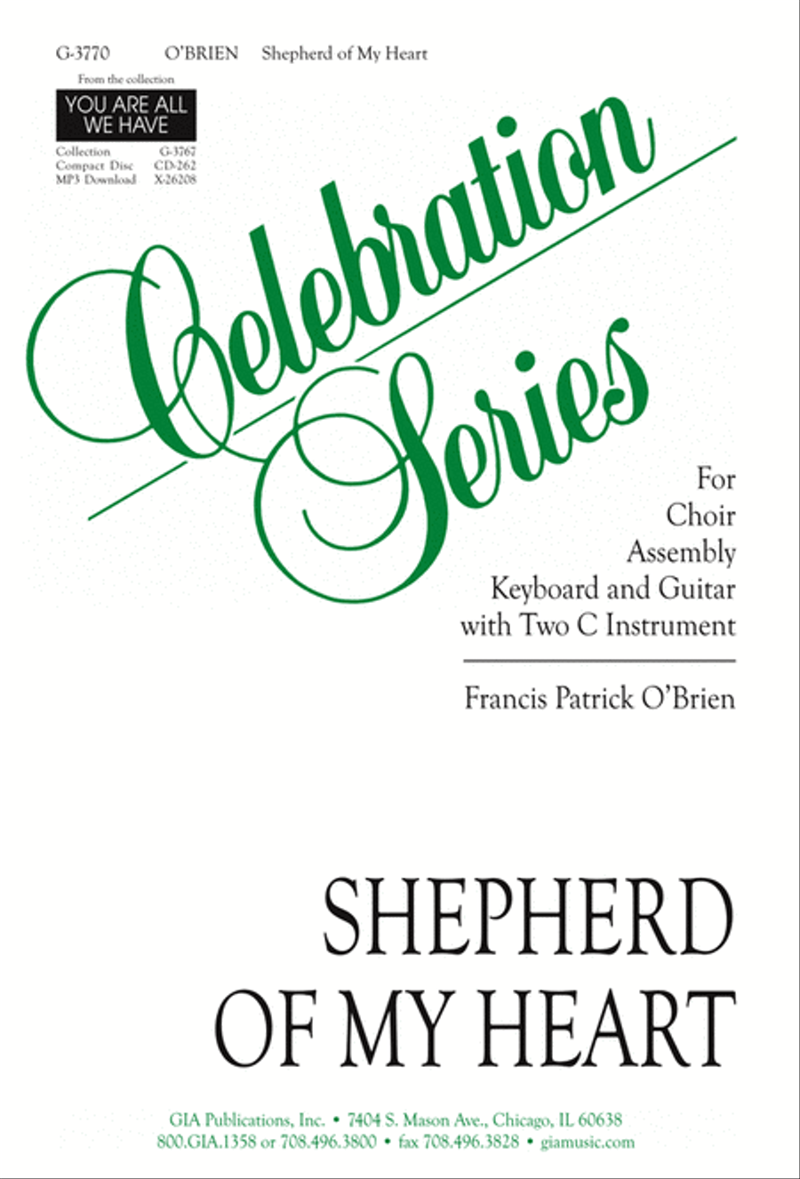 Shepherd of My Heart 4-Part scores gallery preview page 1