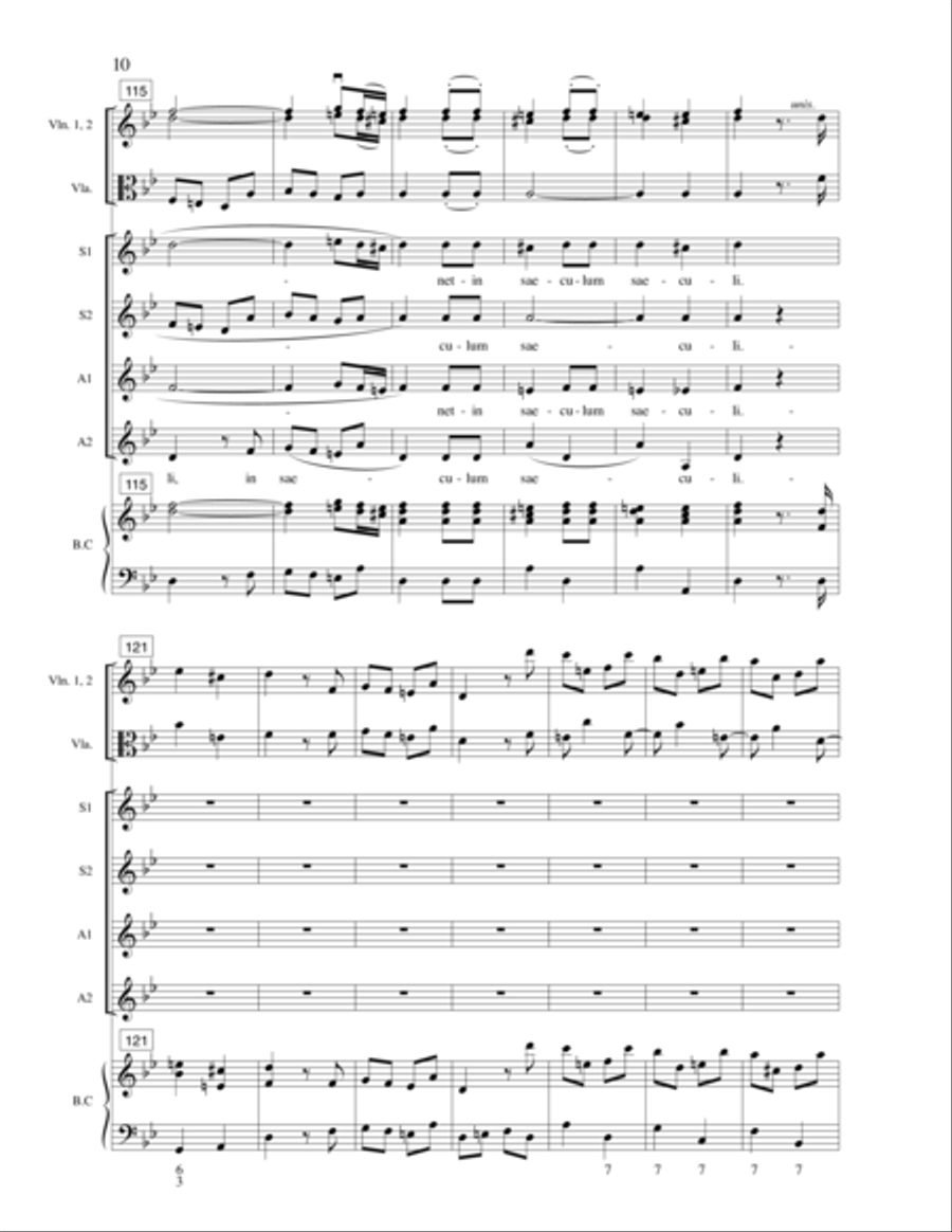 Beatus Vir Beatus Vir SSAA scores gallery preview page 11